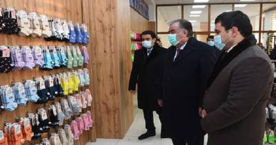С участием Эмомали Рахмона открылись новые предприятия в Душанбе