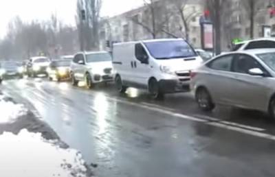 Киев парализован серьезными пробками из-за ДТП и непогоды: куда лучше не ехать, карта