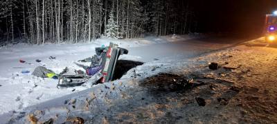 Смертельное ДТП произошло на трассе в Карелии – погибли два человека (ФОТО)