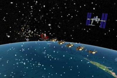 Санта-Клаус отправится в космос и навестит астронавтов на МКС: ему выдали специальное разрешение