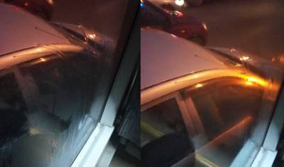 Легковой автомобиль влетел в маршрутку на улице Профсоюзной в Тюмени