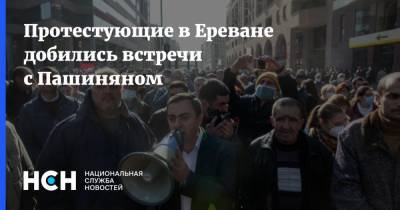 Протестующие в Ереване добились встречи с Пашиняном