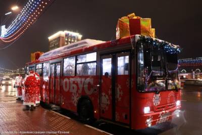 С 26 декабря по Рязани начнут курсировать «Новогодние почтобусы»