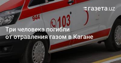 Три человека погибли от отравления газом в Кагане