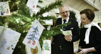 Президент поздравил жителей Латвии с Рождеством, но речей произносить не стал