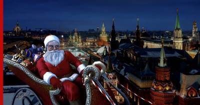 Санта-Клауса над Москвой "заметили" американские военные: видео
