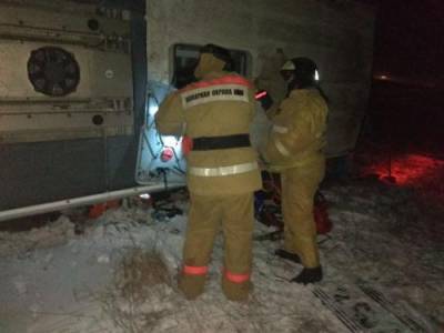 В Рязанской области ночью автобус попал в ДТП, есть погибшие и пострадавшие