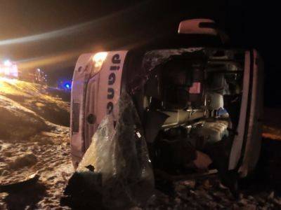 В Рязанской области вылетел в кювет пассажирский автобус: четыре человека погибли