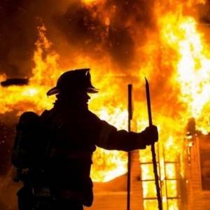 В Мелитополе во время пожара погиб мужчина