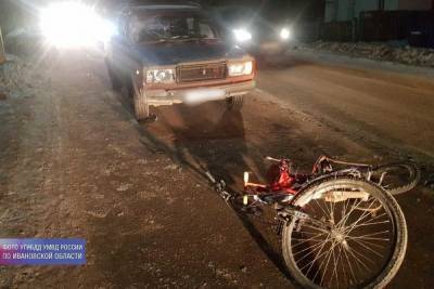 В Ивановской области в аварии с участием велосипедиста пострадал пятилетний мальчик