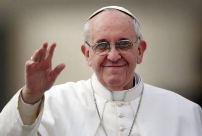 Папа римский Франциск поздравил католиков с Рождеством