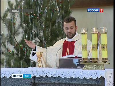 Католики Ростовской области отмечают Рождество Христово