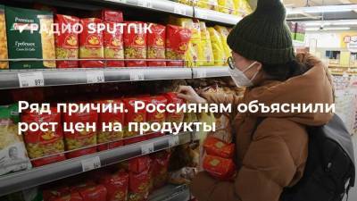 Ряд причин. Россиянам объяснили рост цен на продукты