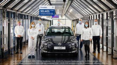 Volkswagen завершил производство электрического Golf