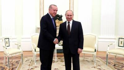 Эрдоган поблагодарил Путина за похвалу и назвал его честным человеком