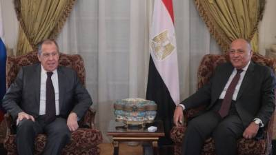 Ближний Восток стал темой переговоров Лаврова и главы МИД Египта