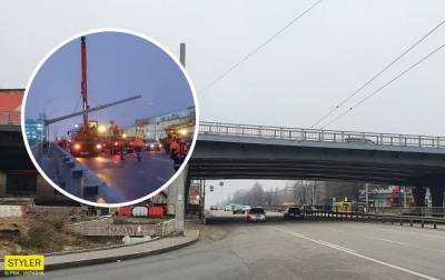 «Столбопад» на Шулявском мосту: в Институте Патона назвали причину ЧП