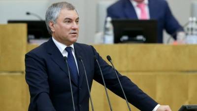 Спикер Госдумы рассказал про равноправие в отношениях Молдавии и России
