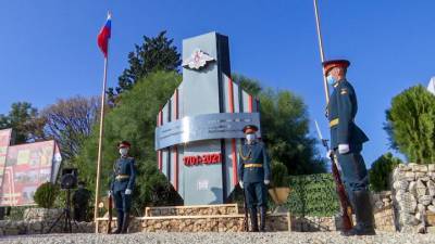 В Сирии открыта аллея в честь российских инженерных войск
