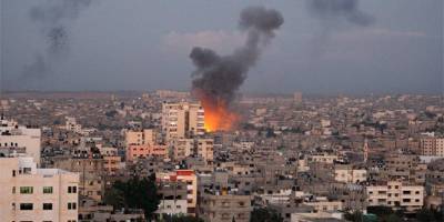 Контратака ЦАХАЛа в ответ на ракетный обстрел из сектора Газа