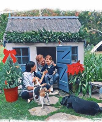 Меган Маркл и принца Гарри раскритиковали за их рождественскую открытку