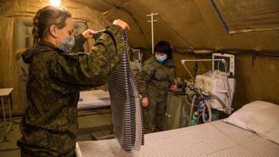 Военные готовятся к открытию мобильных госпиталей в Крыму – фото