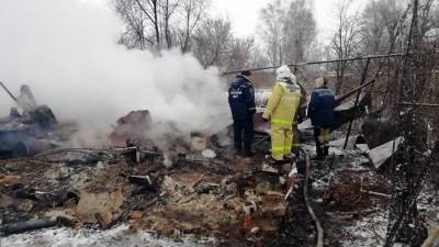 Женщина и ребенок погибли во время пожара в Тамбовской области