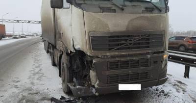 В Башкирии столкнулись грузовик и легковушка