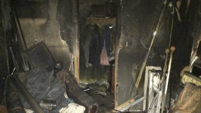 Кадры из сгоревшей нижегородской квартиры появились в Сети