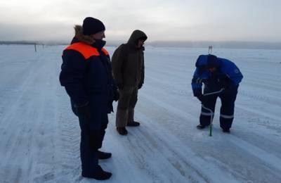 За сутки на реках Коми открыты шесть ледовых автомобильных переправ