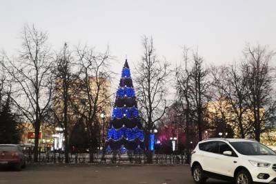 Город Владимир украсили к Новому году