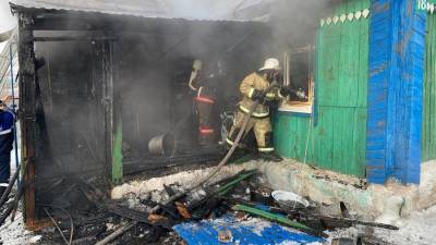 Три человека погибли в результате пожара в жилом доме в Башкирии