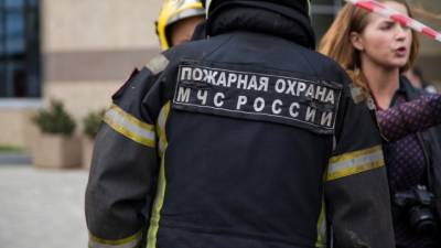 В Красноярском крае произошел пожар в многоквартирном доме