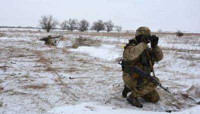 На Донбассе оккупанты совершили обстрел из стрелкового оружия