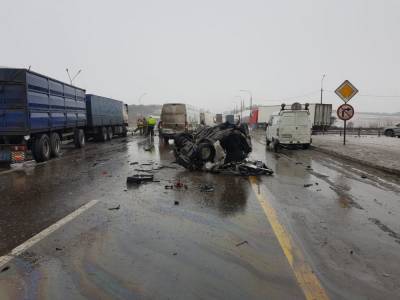Массовая авария на трассе под Ростовом произошла