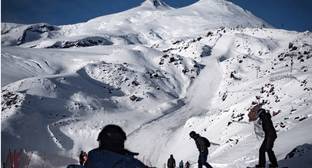 Новая горнолыжная трасса открыта на курорте "Эльбрус"