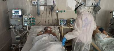 В ковид-центрах Карелии врачи борются за жизни 6 пациентов, находящихся в крайне тяжелом состоянии