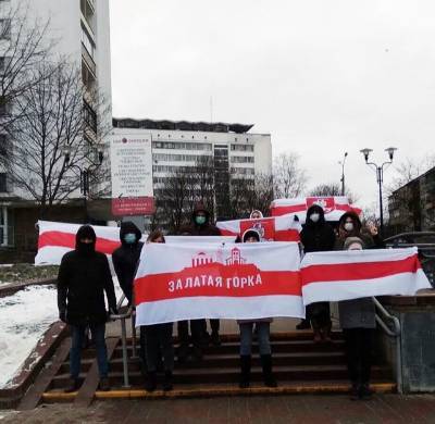 В нескольких районах Минска воскресным утром прошли локальные акции протеста