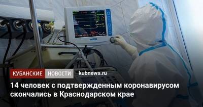 14 человек с подтвержденным коронавирусом скончались в Краснодарском крае