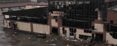 В Волгограде произошел крупный пожар на вещевом рынке