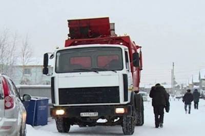 Из-за сильных морозов в Томске не вывозят мусор