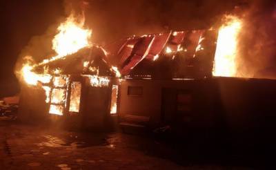 В Одесской области полностью сгорел частный дом из-за новогодней гирлянды: фото