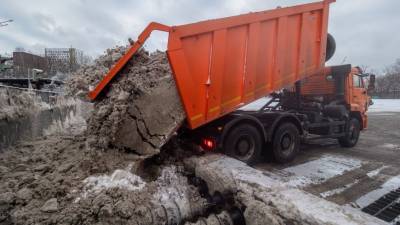 В Москве за двое суток растопили 365 тысяч кубометров снега