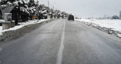 Непогода вызвала ограничения движения на дороге в Восточной Грузии