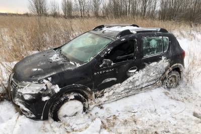 В Ивановской области взлетел автомобиль