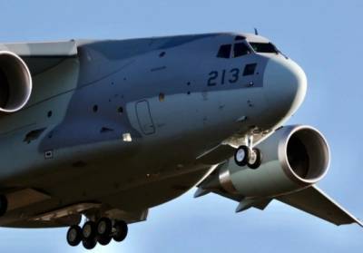 Новейший японский транспортный самолет C-2 совершил первый полет