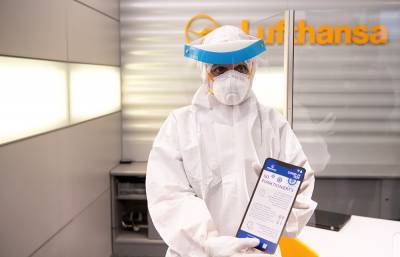 Lufthansa потребует обязательные экспресс-тесты на коронавирус на международных рейсах