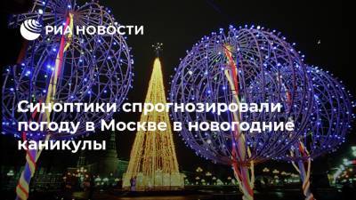 Синоптики спрогнозировали погоду в Москве в новогодние каникулы