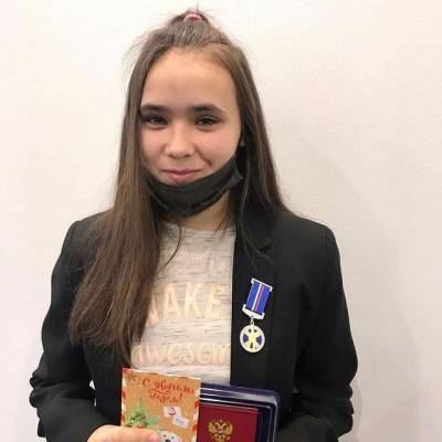 Девочку из Кузбасса наградили медалью Совета Федерации за спасение 4-летнего ребёнка при пожаре