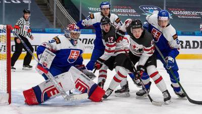 Сборная Канады обыграла Словакию в матче молодежного ЧМ по хоккею